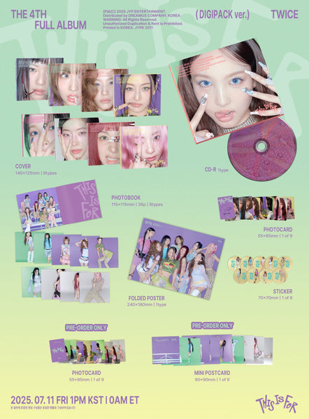 TWICE - THIS IS FOR DIGIPACK (incluye preventa)