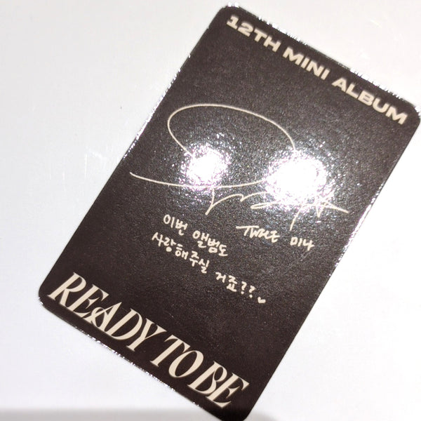 Photocard 'Ready to be' (Mina - C)