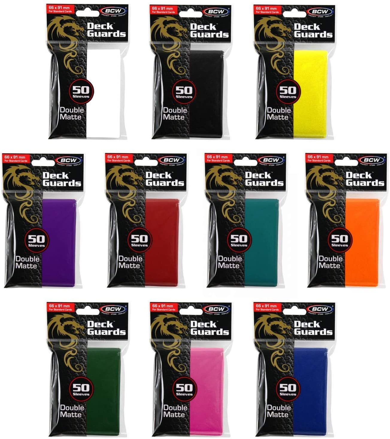 PROTECTORES/SLEEVES BCW (50 unidades)