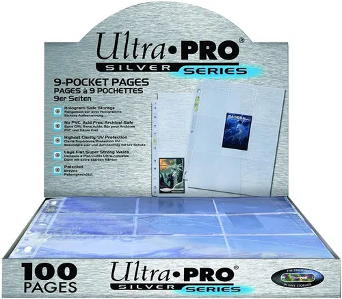 Fundas UltraPRO Silver (9 espacios)