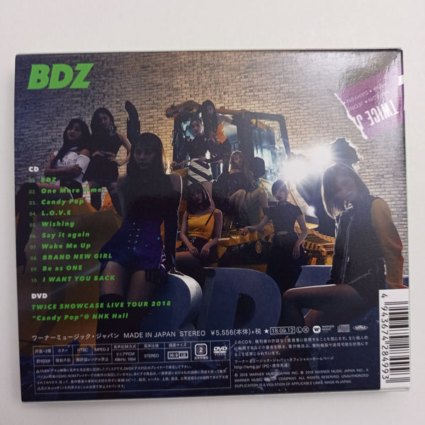 TWICE - BDZ Limited edition "A" ver. (abierto) 1st Full Album